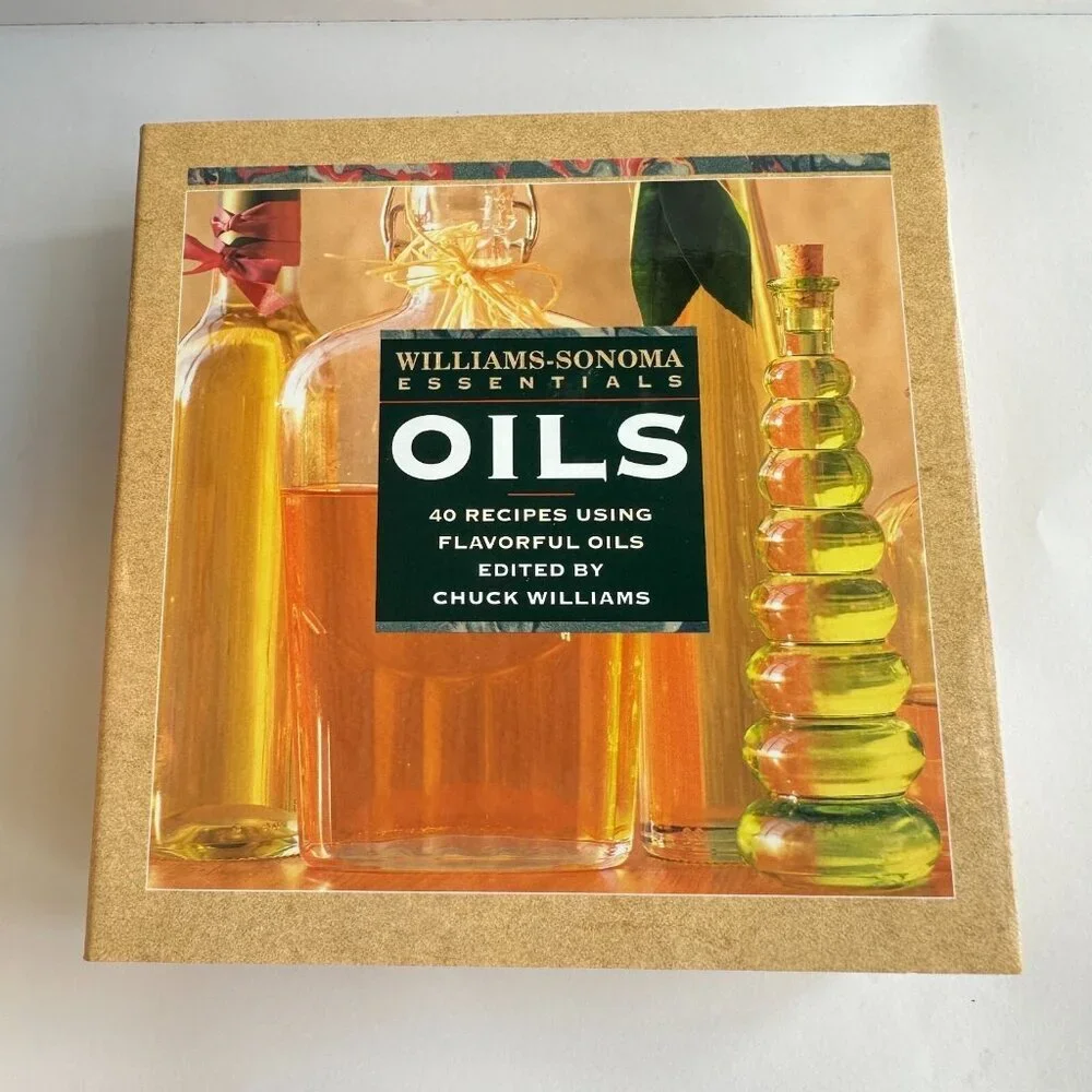 Williams Sonoma Essentials: Vinegars Oils & Mustards Book Set Recipes Cookbooks